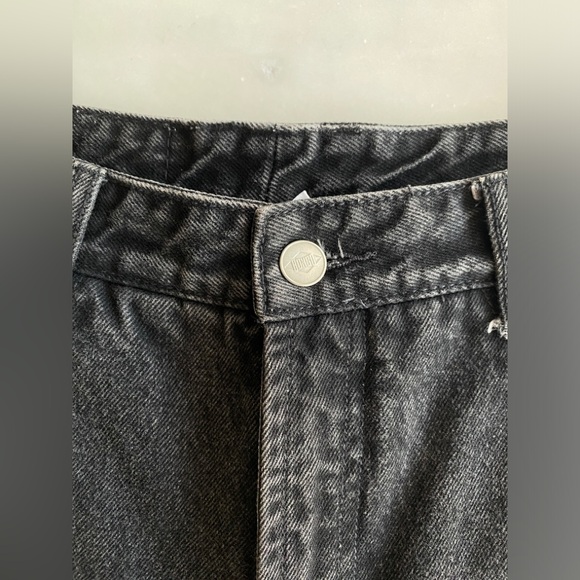 Vintage BONGO by Gene Montesano Black High Waisted Tapered Jeans Size 7 - Picture 10 of 11